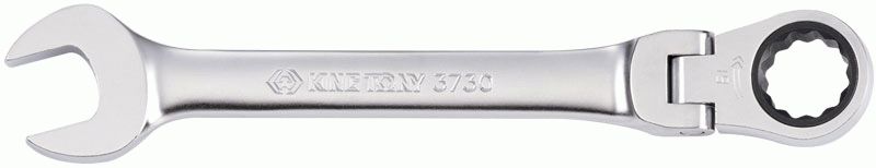 Ключ трещоточный комбинированный с шарниром 14 мм KING TONY 373014M