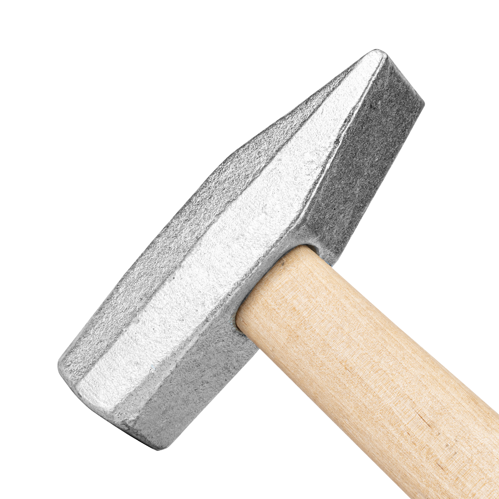 Молоток слесарный, 800 г, квадратный боек, деревянная рукоятка