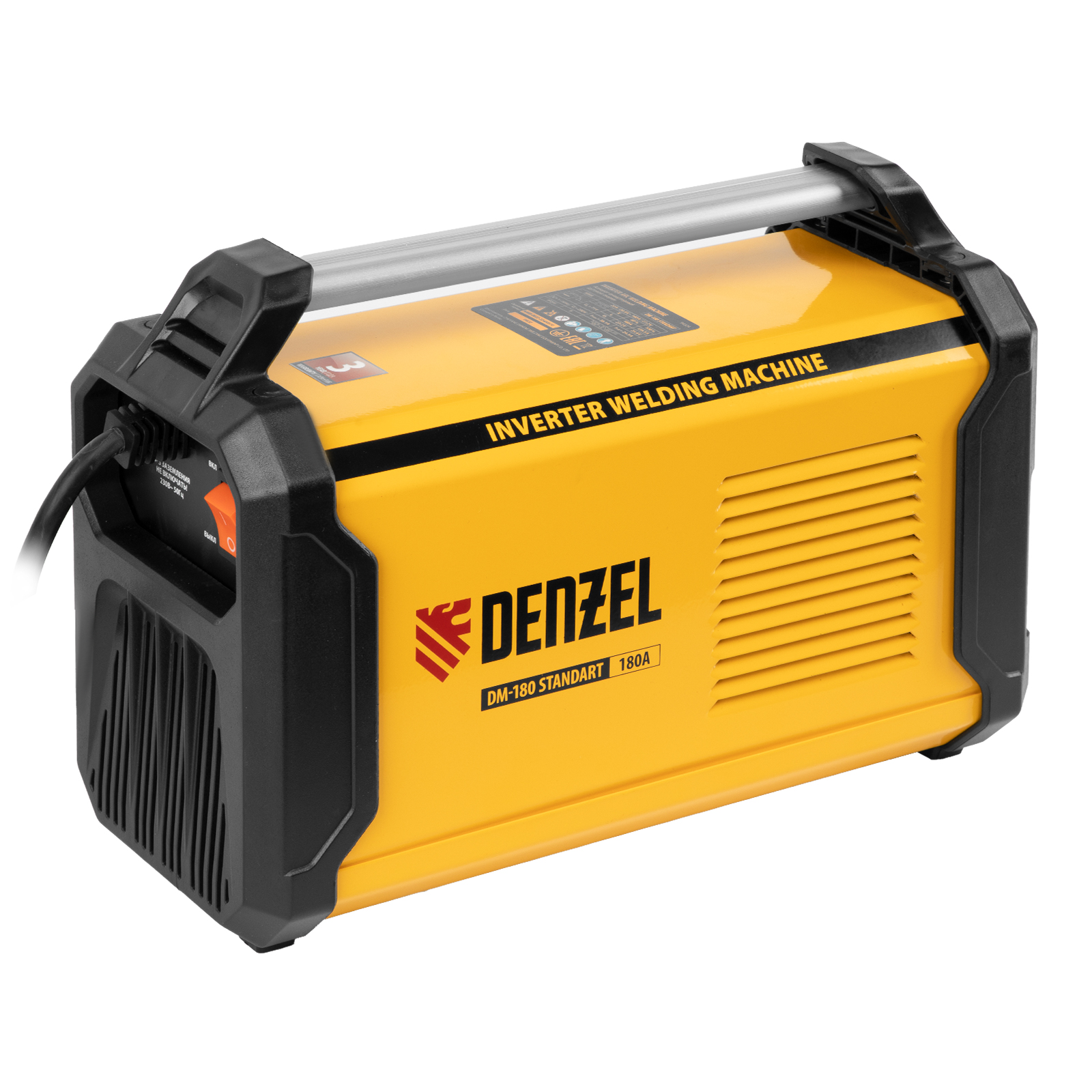 Аппарат инвертор. дуговой сварки DM-180 Standart, 180 А, ПВ 60% Denzel