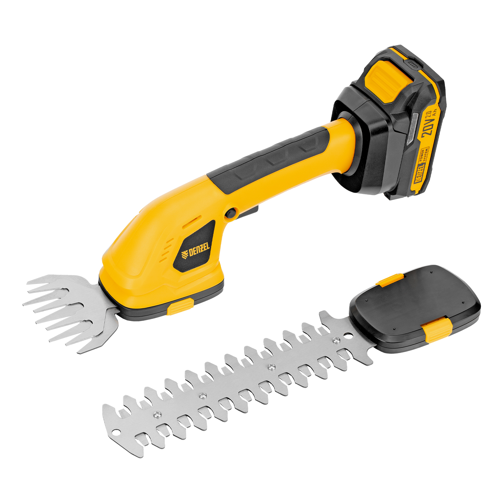 Ножницы-кусторез аккумуляторные GS-20, Li-Ion, 20 В Denzel