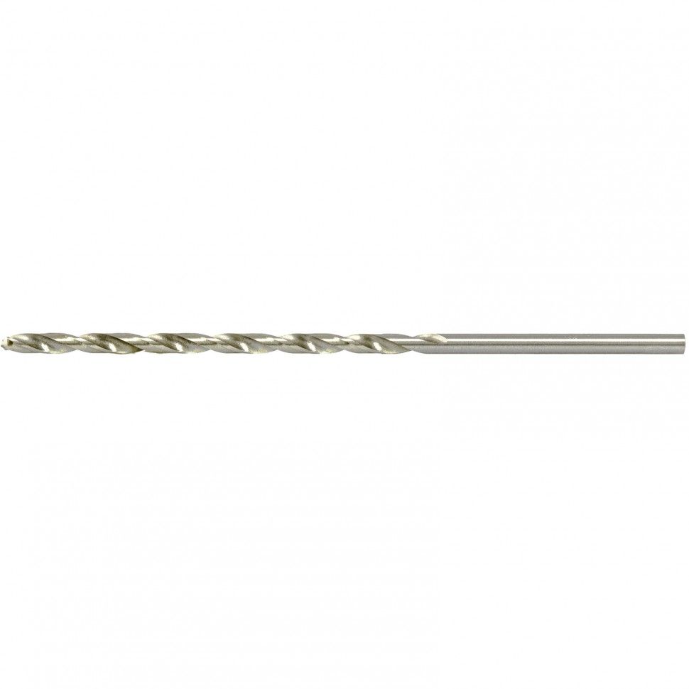 Сверло по металлу, 3.5 х 110 мм, полированное, удл, HSS, 10 шт, цилиндрический хвостовик Matrix