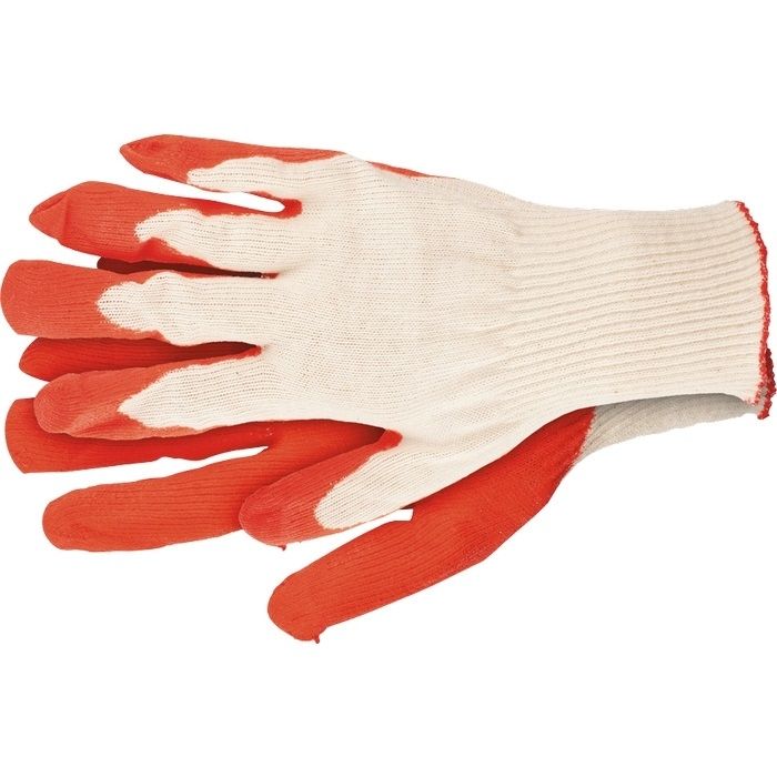 Перчатки х/б, латексный облив, 13 класс, 36 гр
