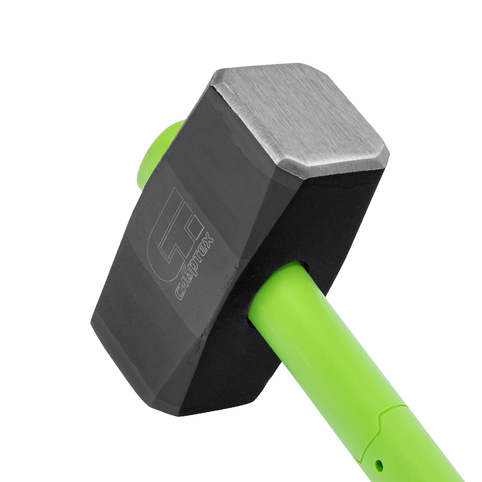 Кувалда, 8000 г, фибергласовая обрезиненная рукоятка// Сибртех