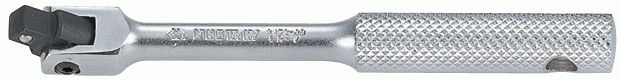 Вороток 1/4", 125 мм, с шарниром KING TONY 2452-05F