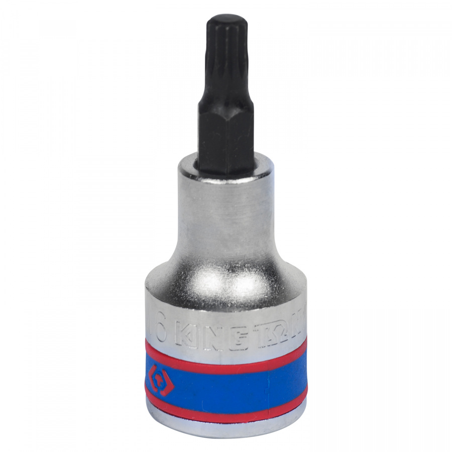 Насадка (бита) торцевая 1/2", Spline, M6, L = 60 мм KING TONY 402606