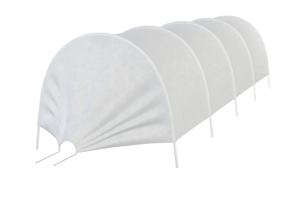 Парник-туннель 5 дуг, спанбонд 5 м 40 г/м Palisad