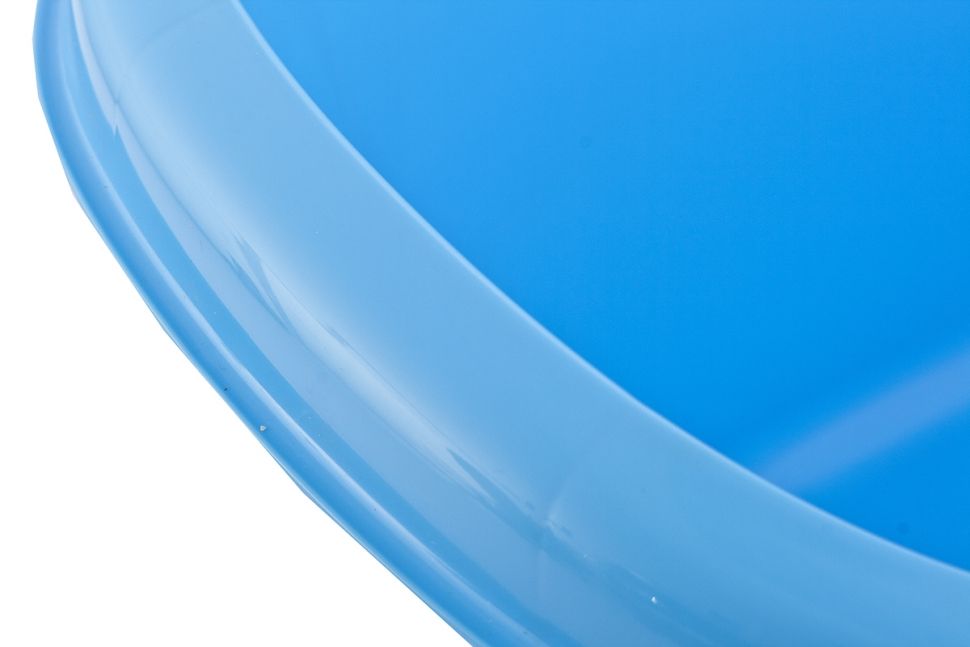 Таз пластмассовый овальный 16 л, голубой, Россия Elfe