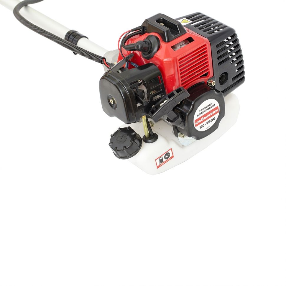 Триммер бензиновый KC-1800, состоит из 2 частей, 1.8 л.с, 32.6 куб.см, в комплекте диск и катушка Kronwerk