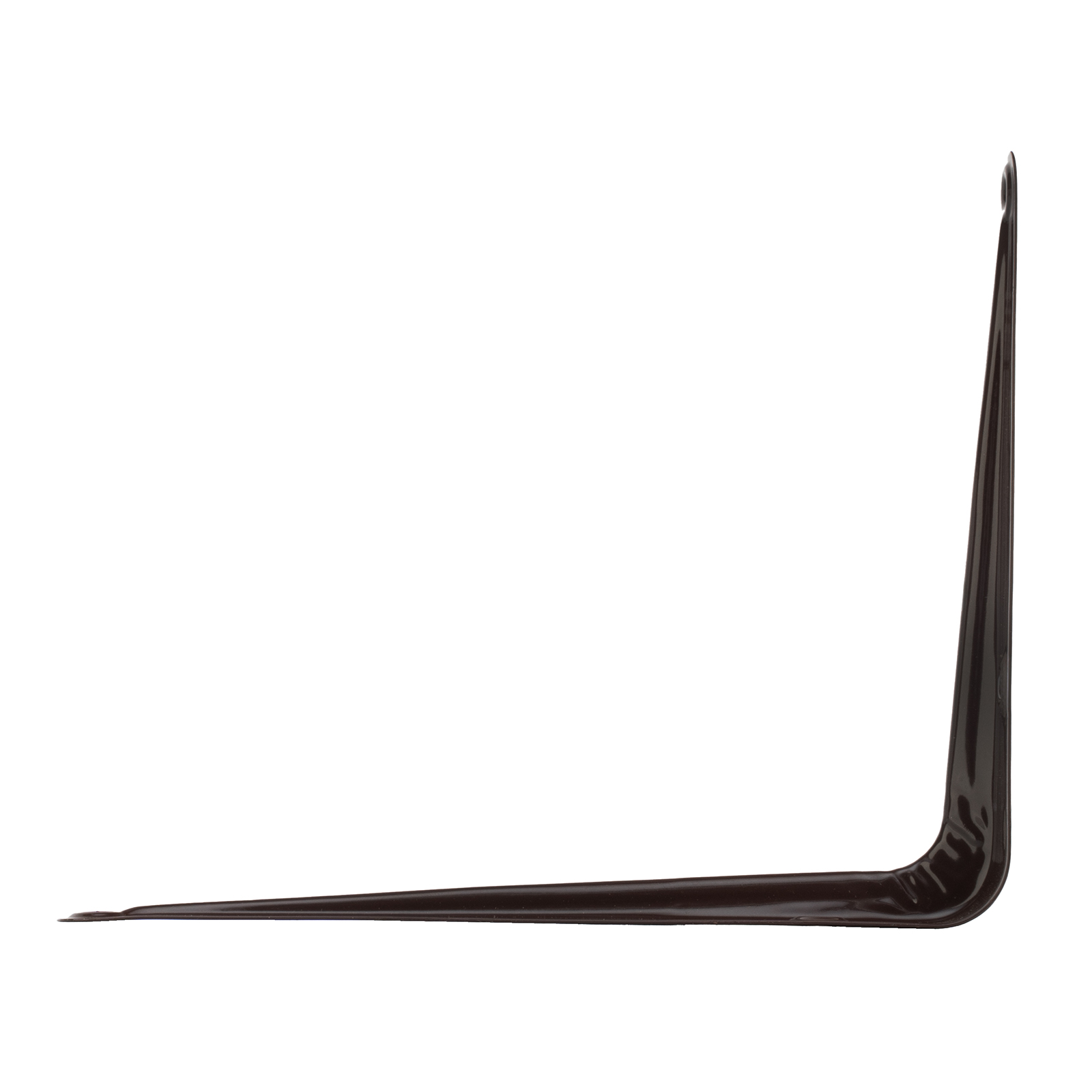 Кронштейн угловой с ребром, 125 х 150 мм, коричневый Сибртех