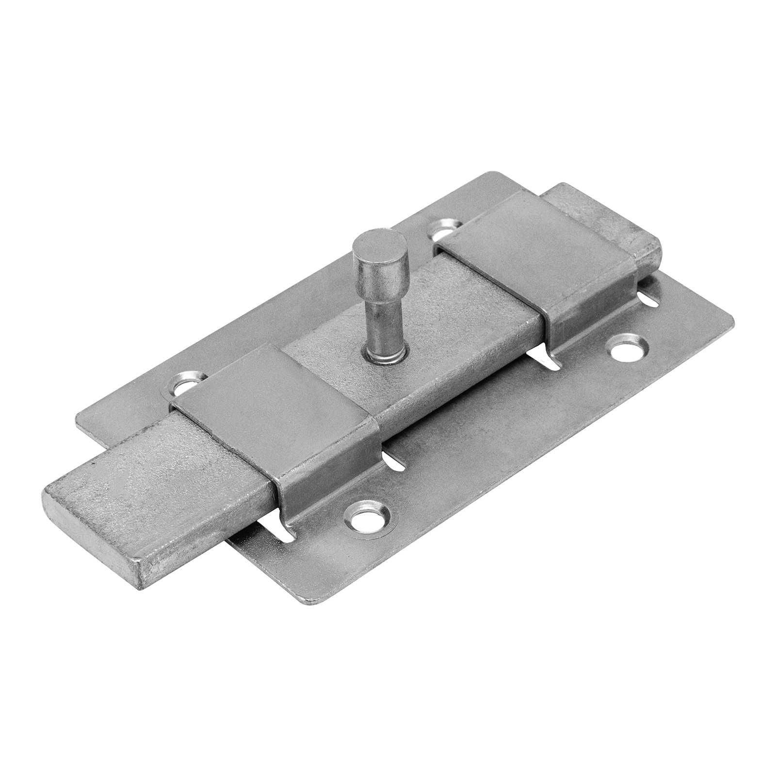 Задвижка дверная ЗД-02, цинк, (Металлист)