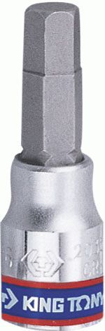 Насадка (бита) торцевая 1/4", Hex, 10 мм, L = 37 мм KING TONY 203510