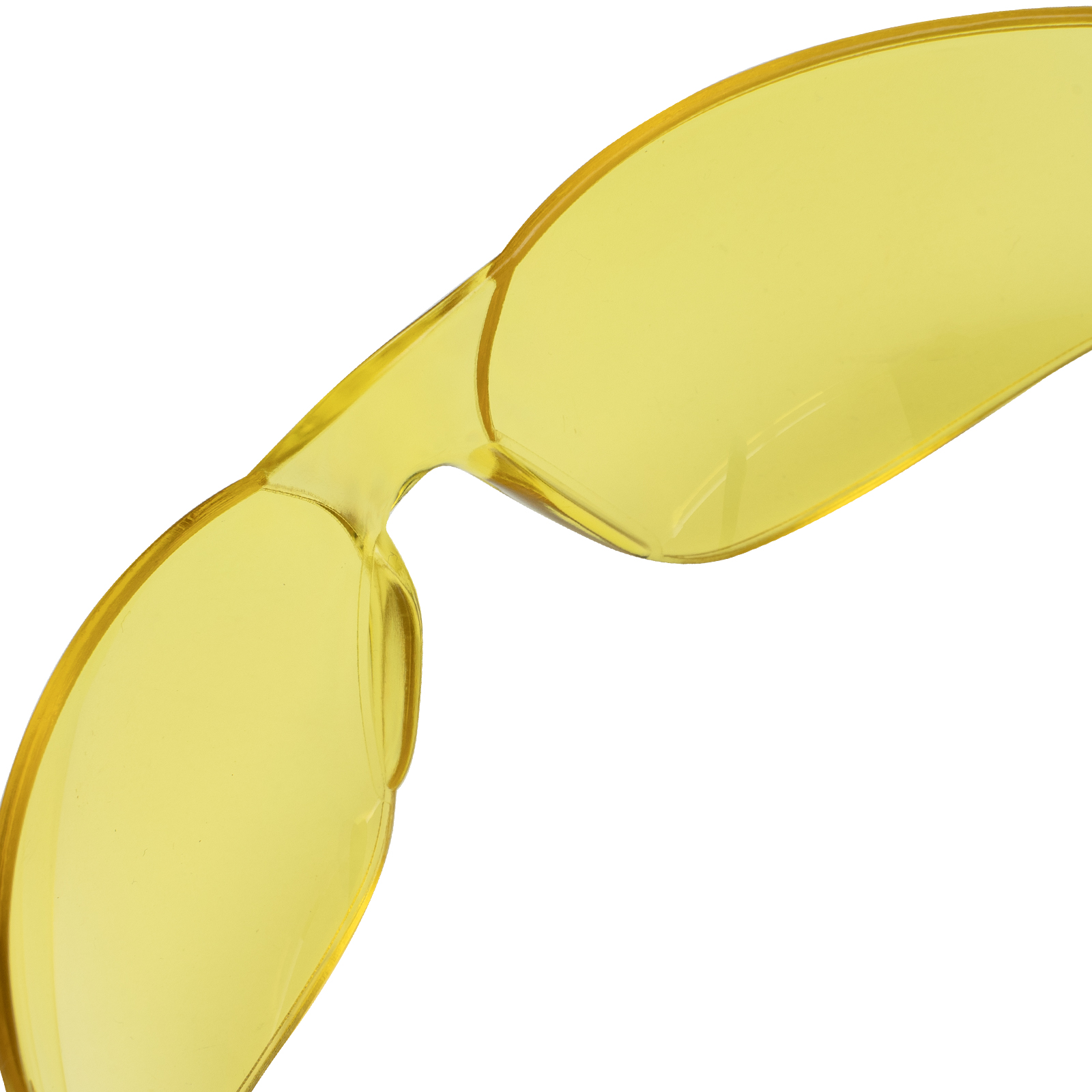 Очки защитные открытые, поликарбонатные, желтые ОЧК202 (0-13022)