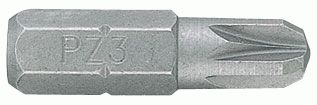 Вставка (бита) торцевая 1/4", Pozidriv, PZ2, L = 25 мм KING TONY 102502Z