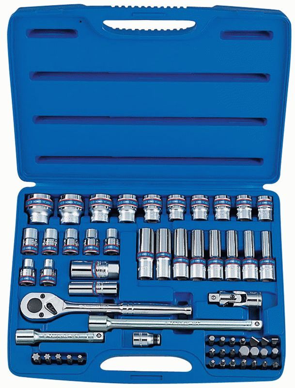 Набор инструментов универсальный, 58 предметов KING TONY 4558MR01