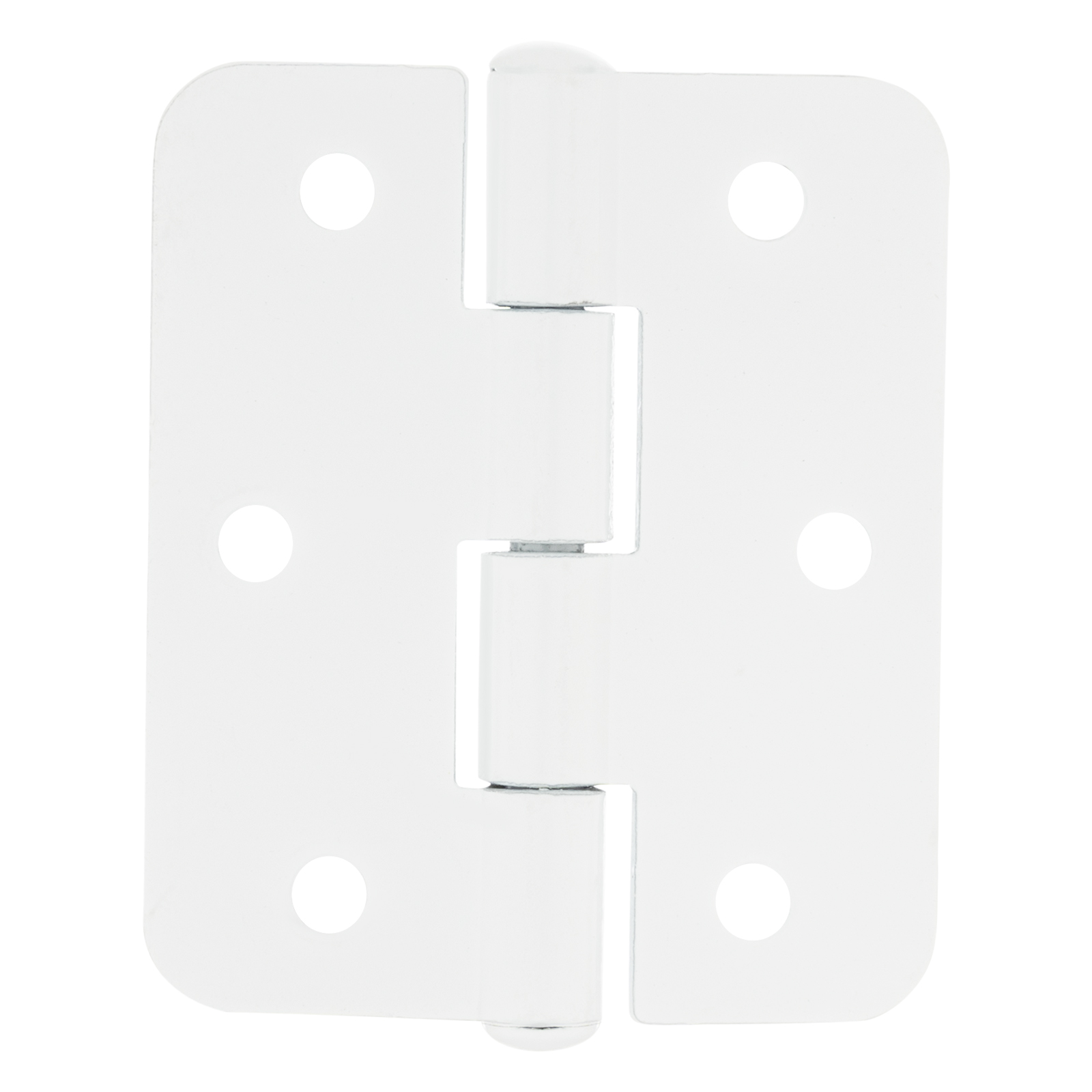 Петля накладная ПН5-60, белая, 4 шт, (Металлист)