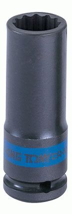 Головка торцевая ударная глубокая двенадцатигранная 1/2", 8 мм KING TONY 443008M