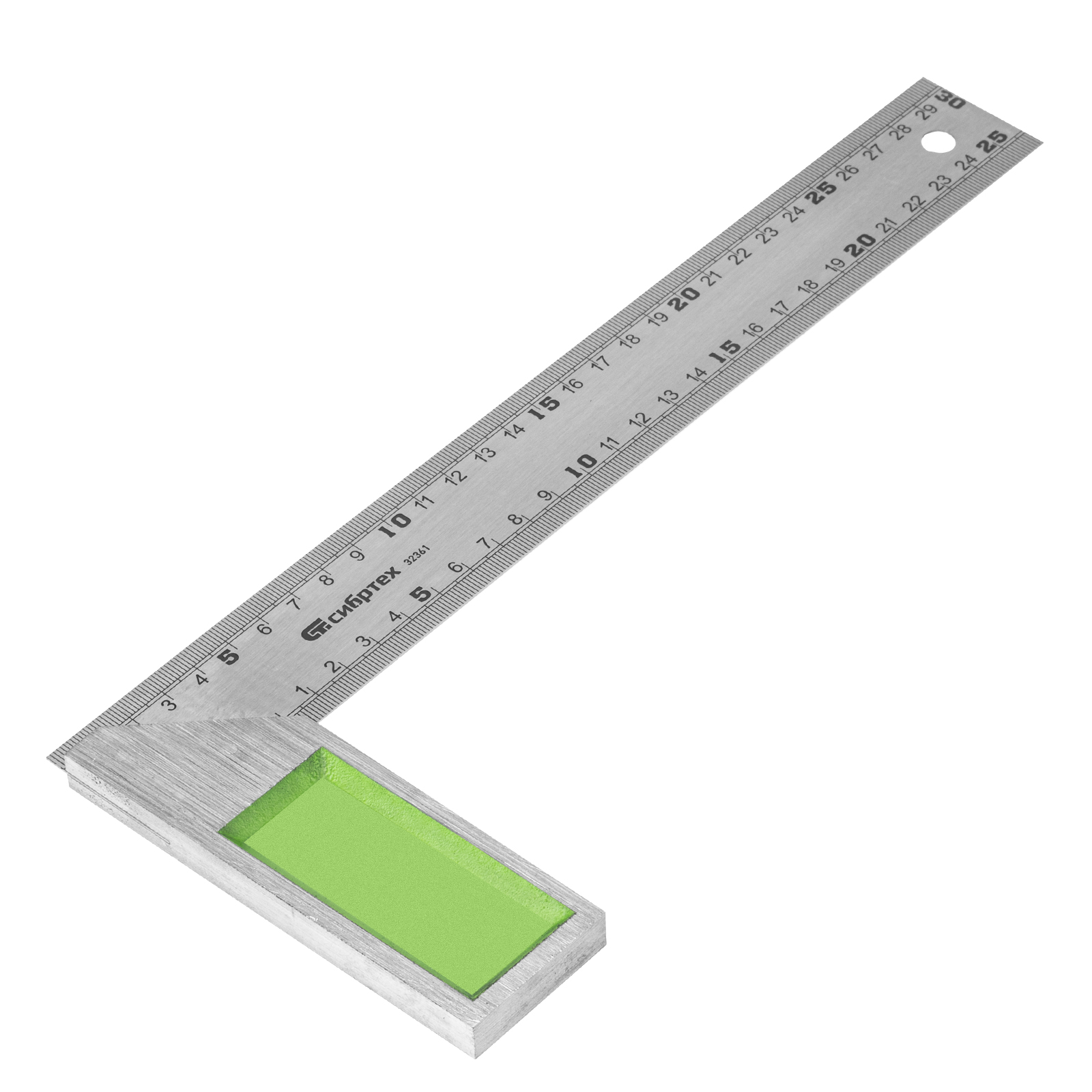 Угольник, 300 мм, металлический Сибртех