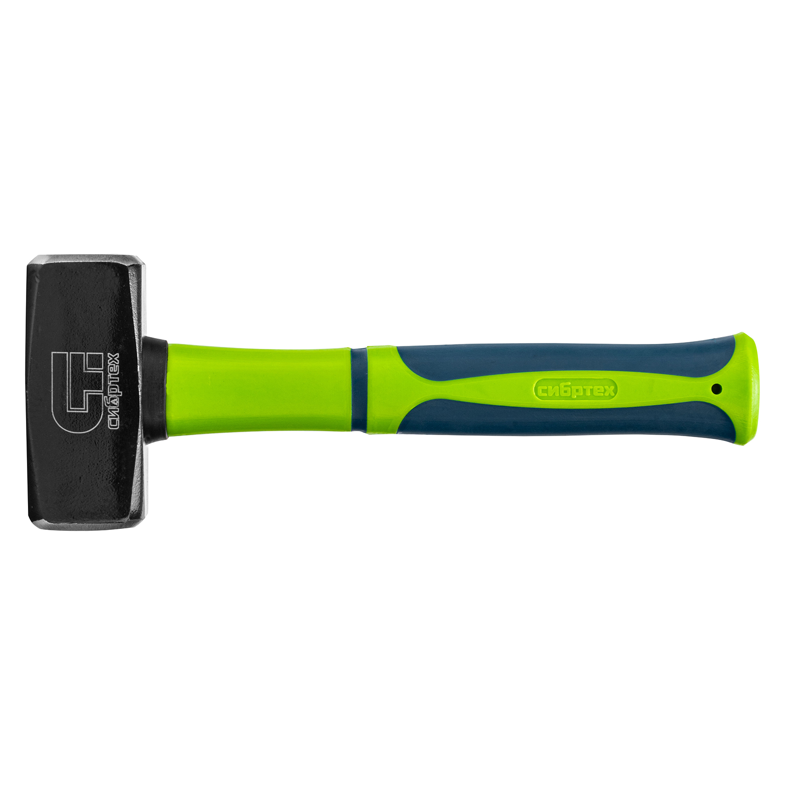 Кувалда, 1000 г, фибергласовая обрезиненная рукоятка Сибртех