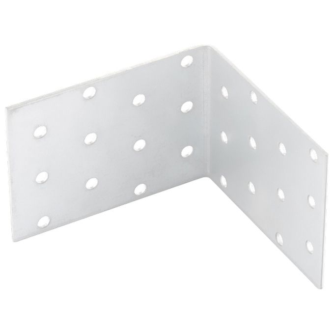 Крепежный уголок равносторонний 2 мм, KUR 80 х 80 х 60 мм Сибртех