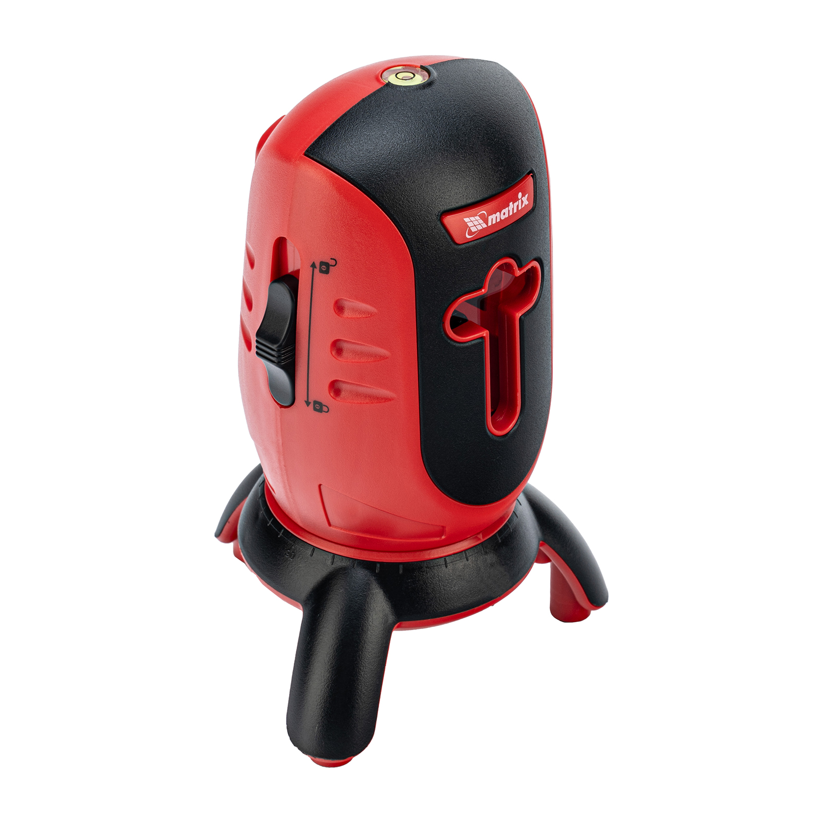 Лазерный уровень ML01T, дальность 10 м, точность ± 0,5 мм, / 1 м, длина волны 650 нм, проекция 1 вертикальная 1 горизонтальная плоскость, резьба под штатив 5/8" Matrix