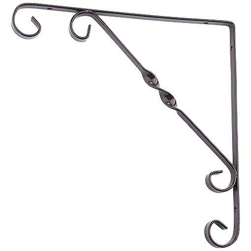 Кронштейн декоративный, 200 х 200 мм, коричневый Сибртех