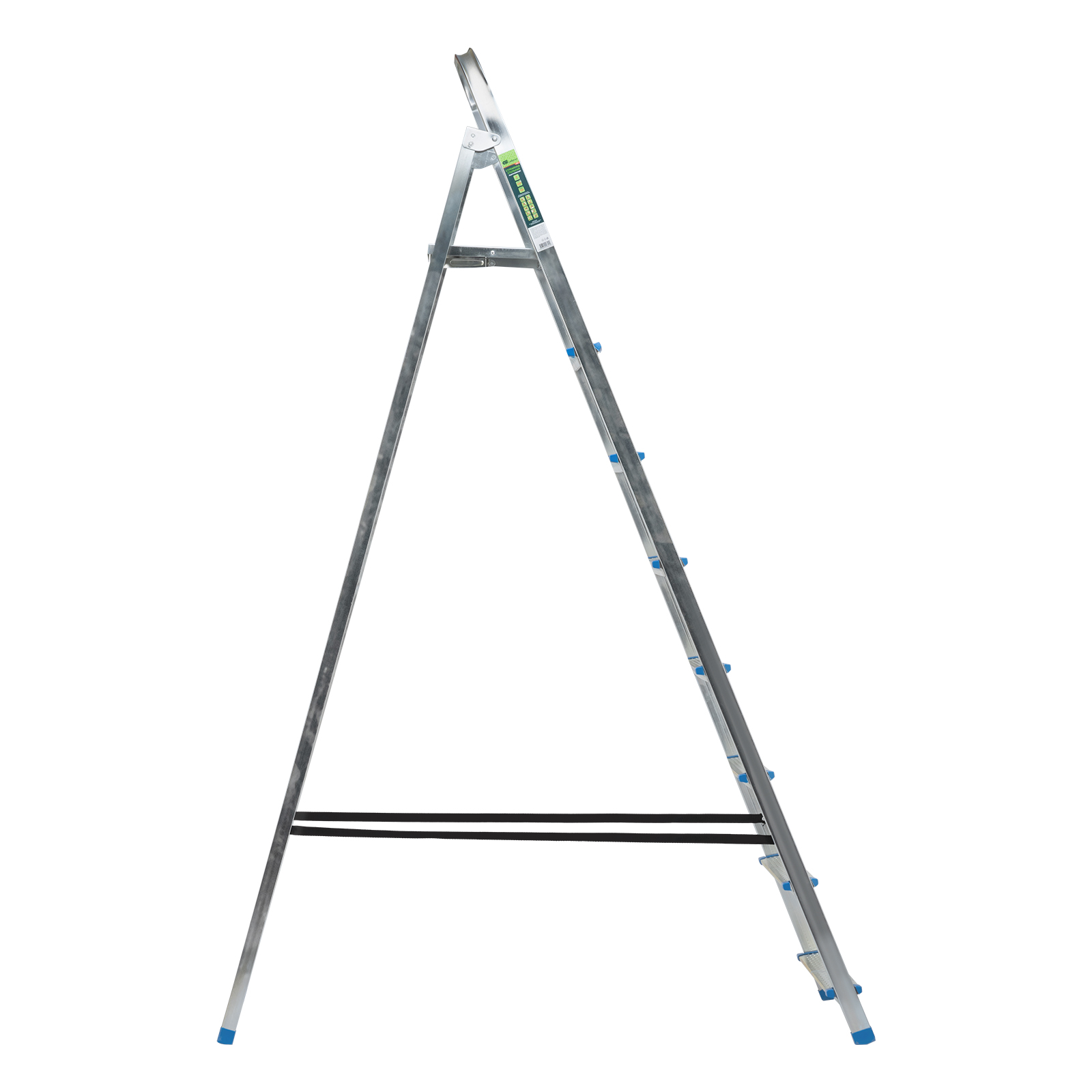 Стремянка, 8 ступеней, стальная, оцинкованная Сибртех