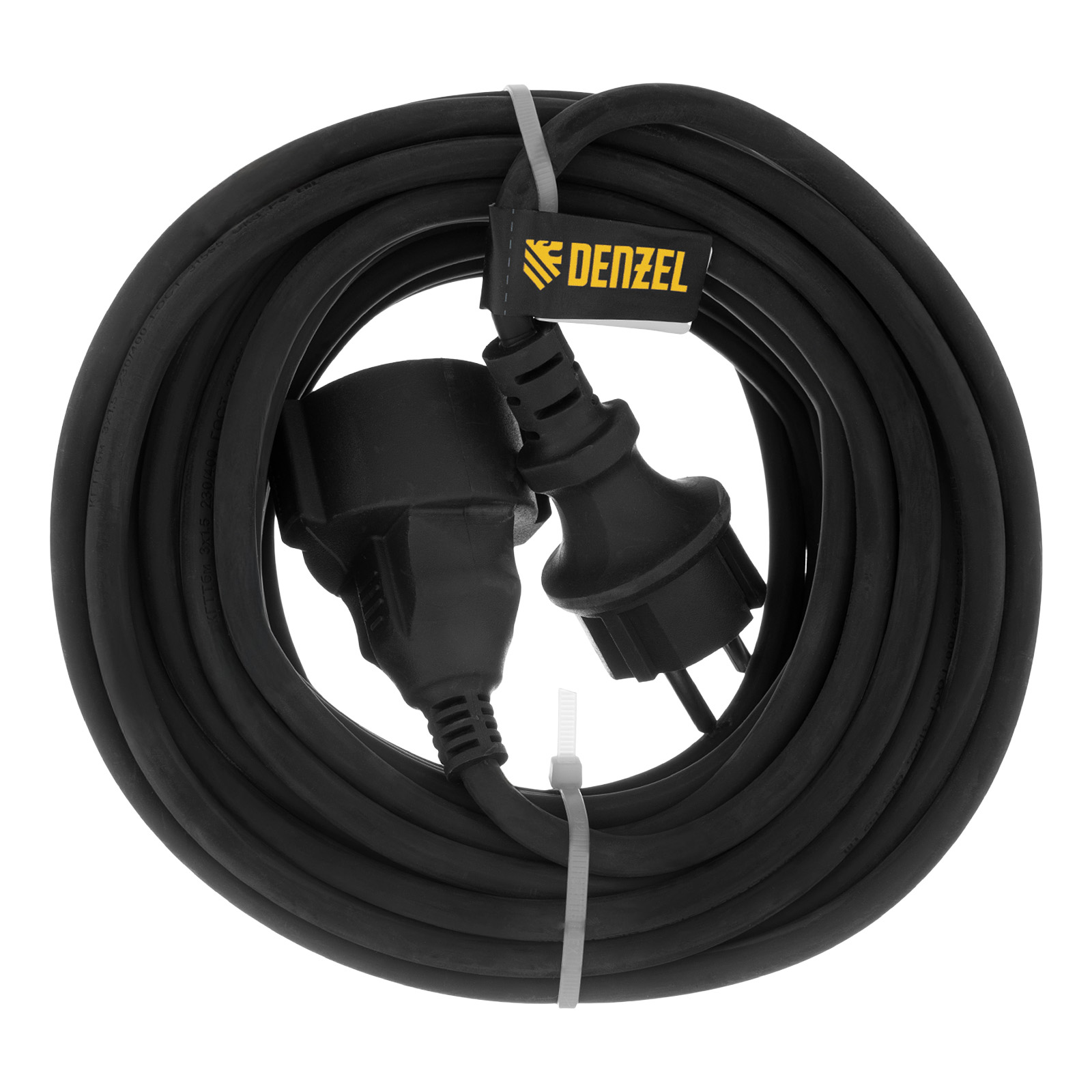 Удлинитель-шнур силовой Top Series, КГТТ, 10 м, 1 розетка, 3 x 1,5 мм Denzel