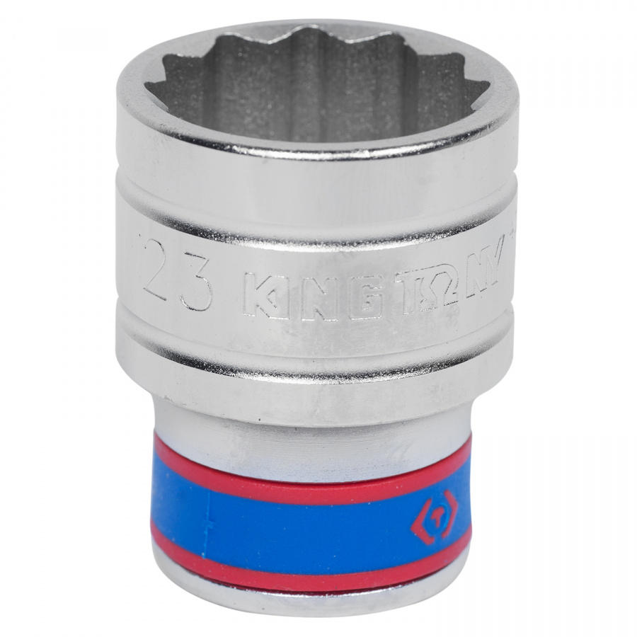 Головка торцевая стандартная двенадцатигранная 1/2", 23 мм KING TONY 433023M
