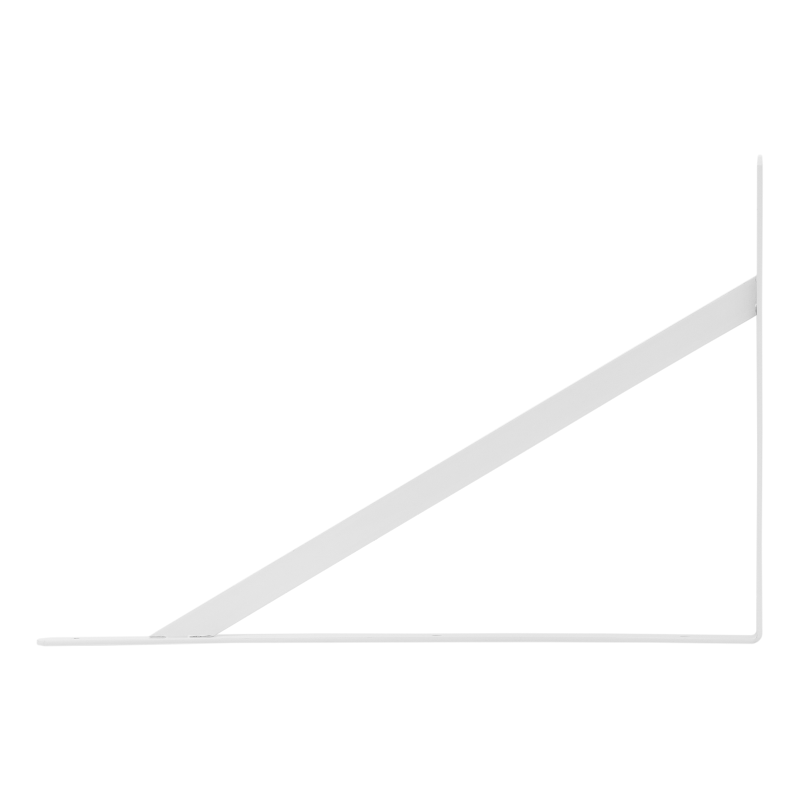 Кронштейн усиленный, 500 х 350 х 30 х 4 мм, белый Сибртех