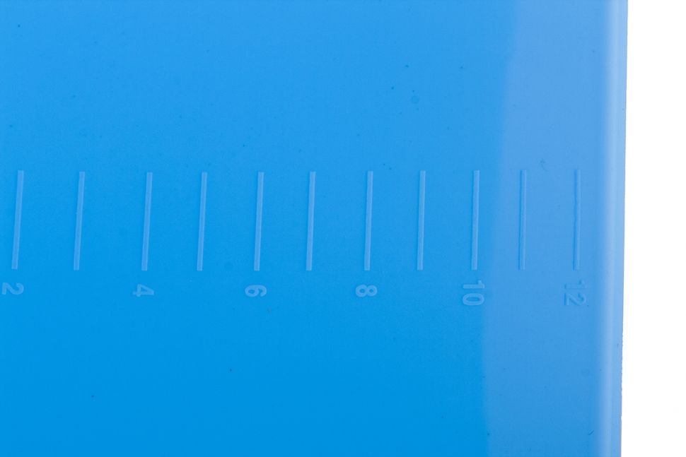 Таз пластмассовый квадратный 12 л, голубой, Россия Elfe