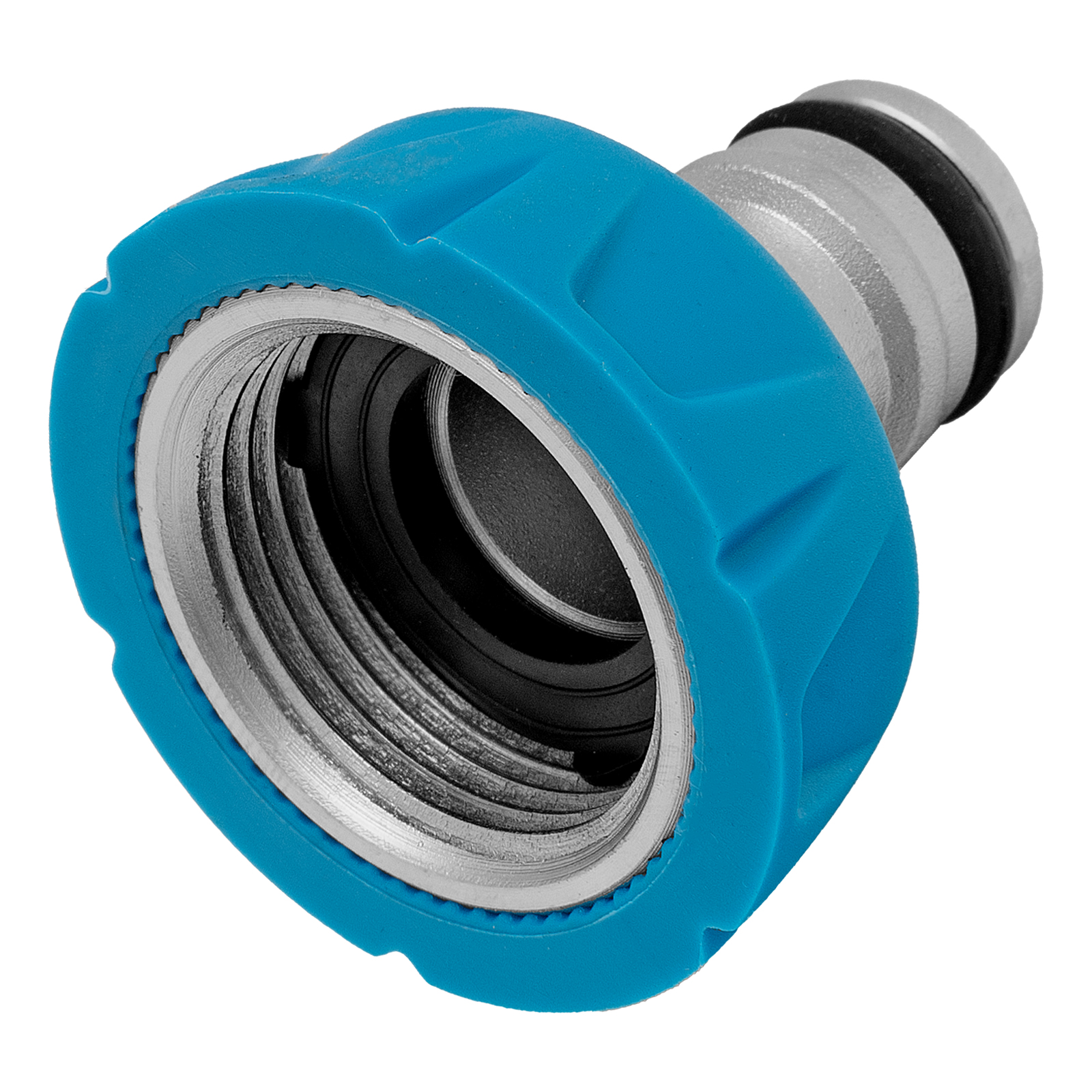 Адаптер штуцерный с внутренней резьбой 3/4", алюминий, TPR, LUXE Palisad