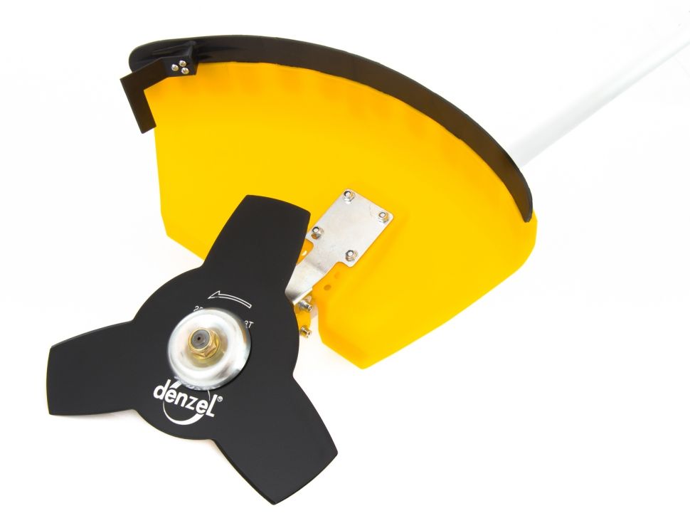 Триммер бензиновый GT-330, состоит из 2 частей, 1 кВт, 32.6 куб.см, в комплекте диск и катушка Denzel