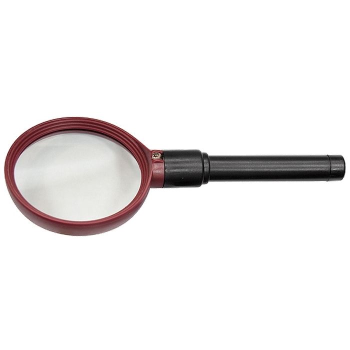 Лупа с подсветкой 3 кратная, D 90 мм Sparta