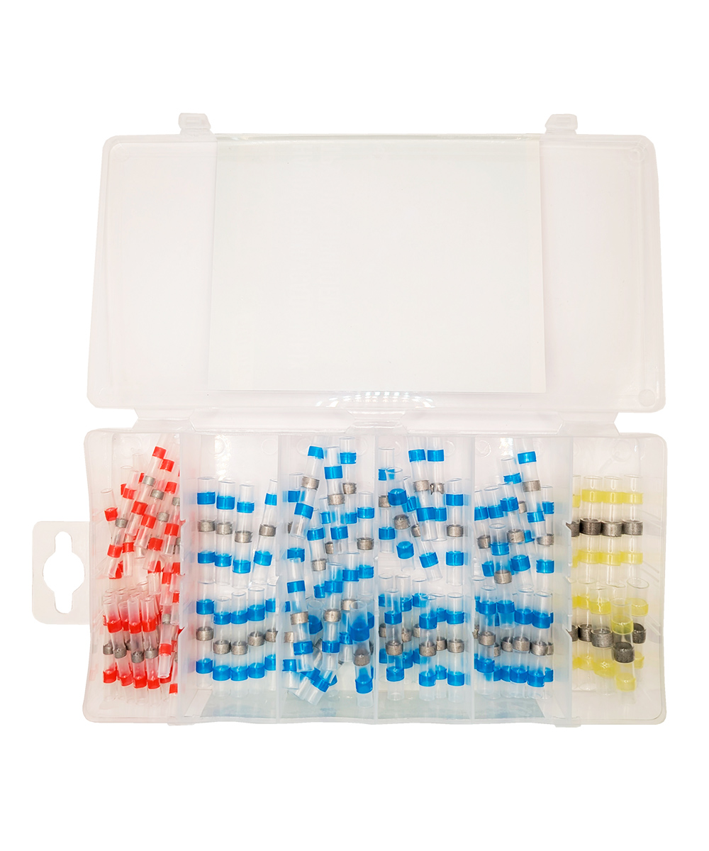 Набор термоусадочных трубок с припоем, 100 шт, KOVOLT