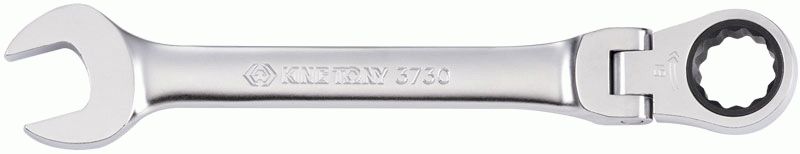 Ключ трещоточный комбинированный с шарниром 13 мм KING TONY 373013M