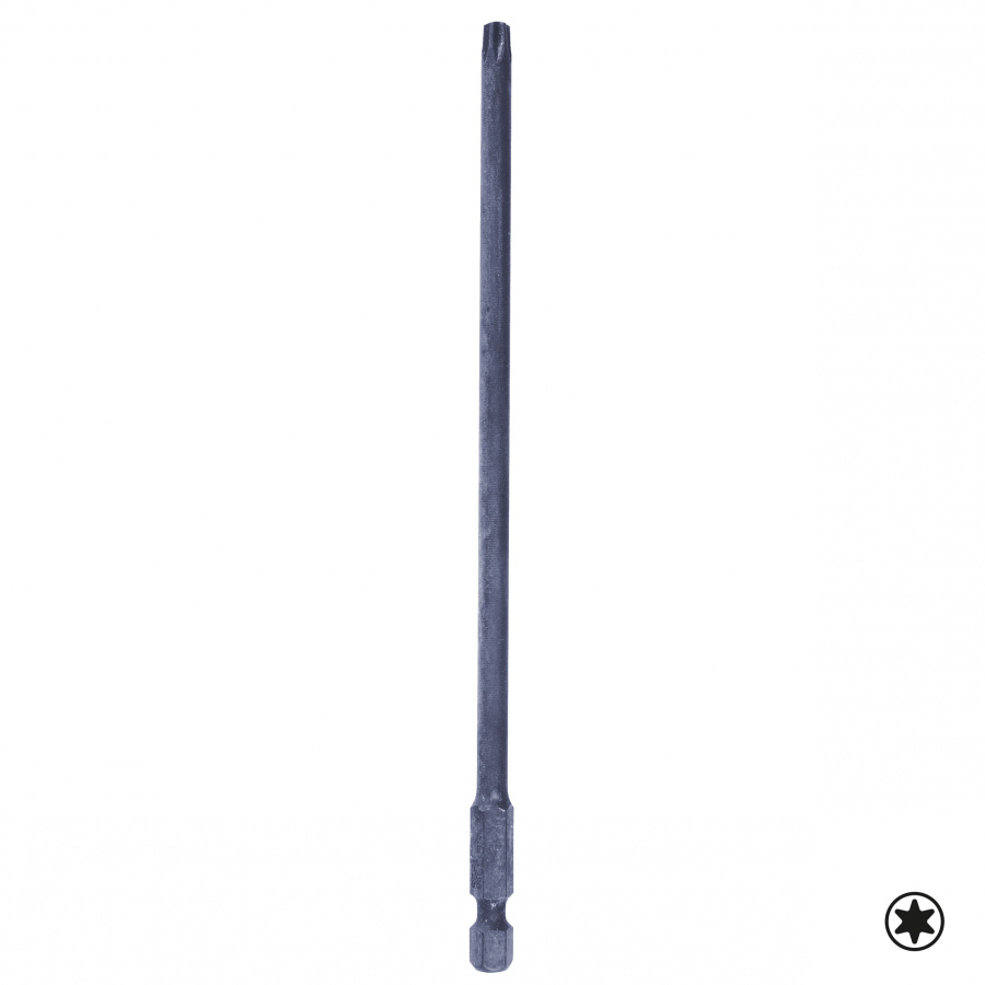 Вставка (бита) торцевая 1/4", Torx, Т25, L = 150 мм, для шуруповерта KING TONY 711525T