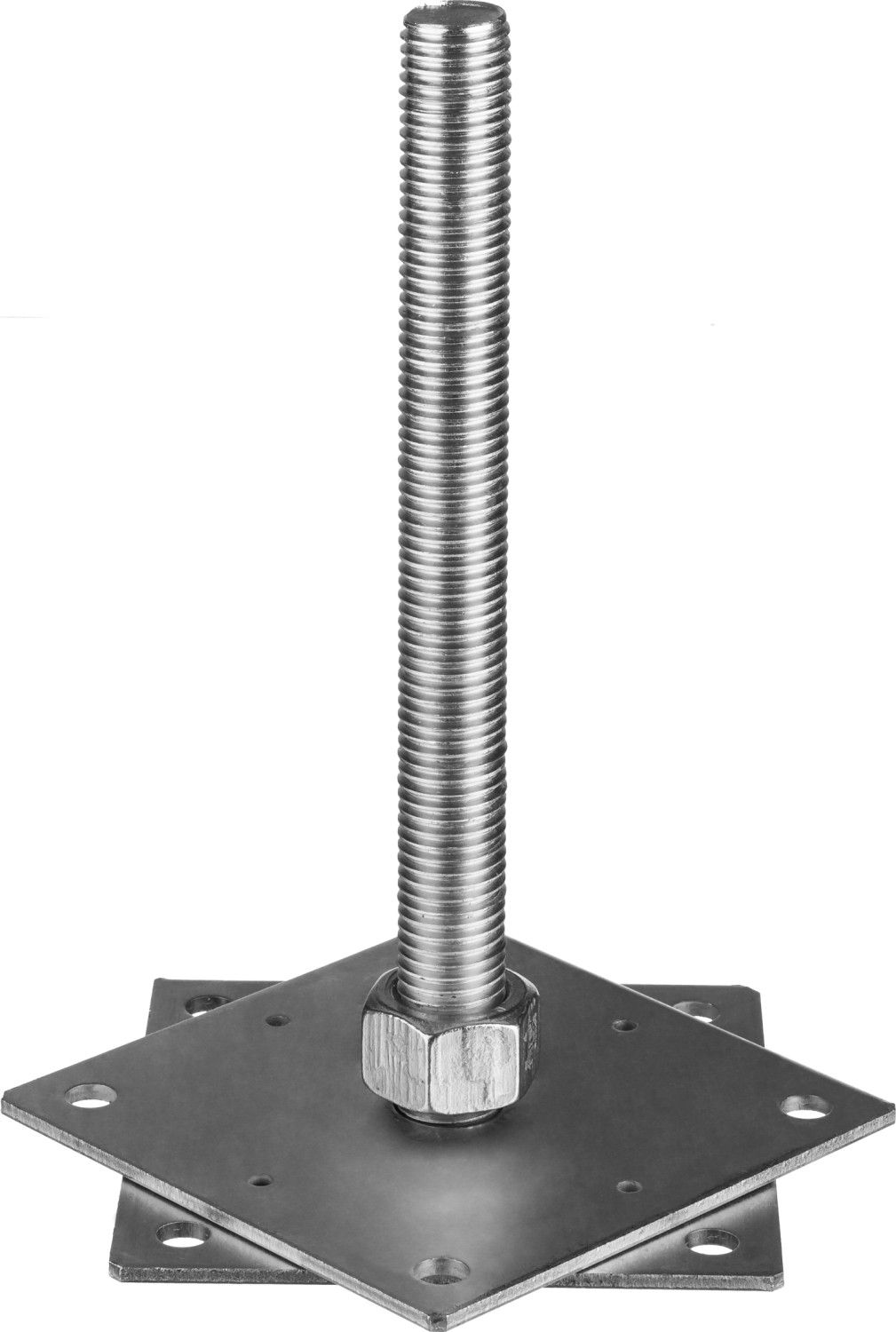 Регулировочная стойка анкер, 140х140х250мм х м24, ЗУБР