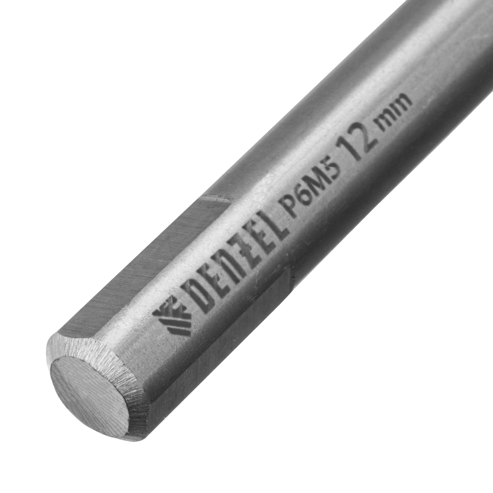 Сверло спиральное по металлу 12 x 205 мм, Р6М5, Golden Tip, удлиненное Denzel