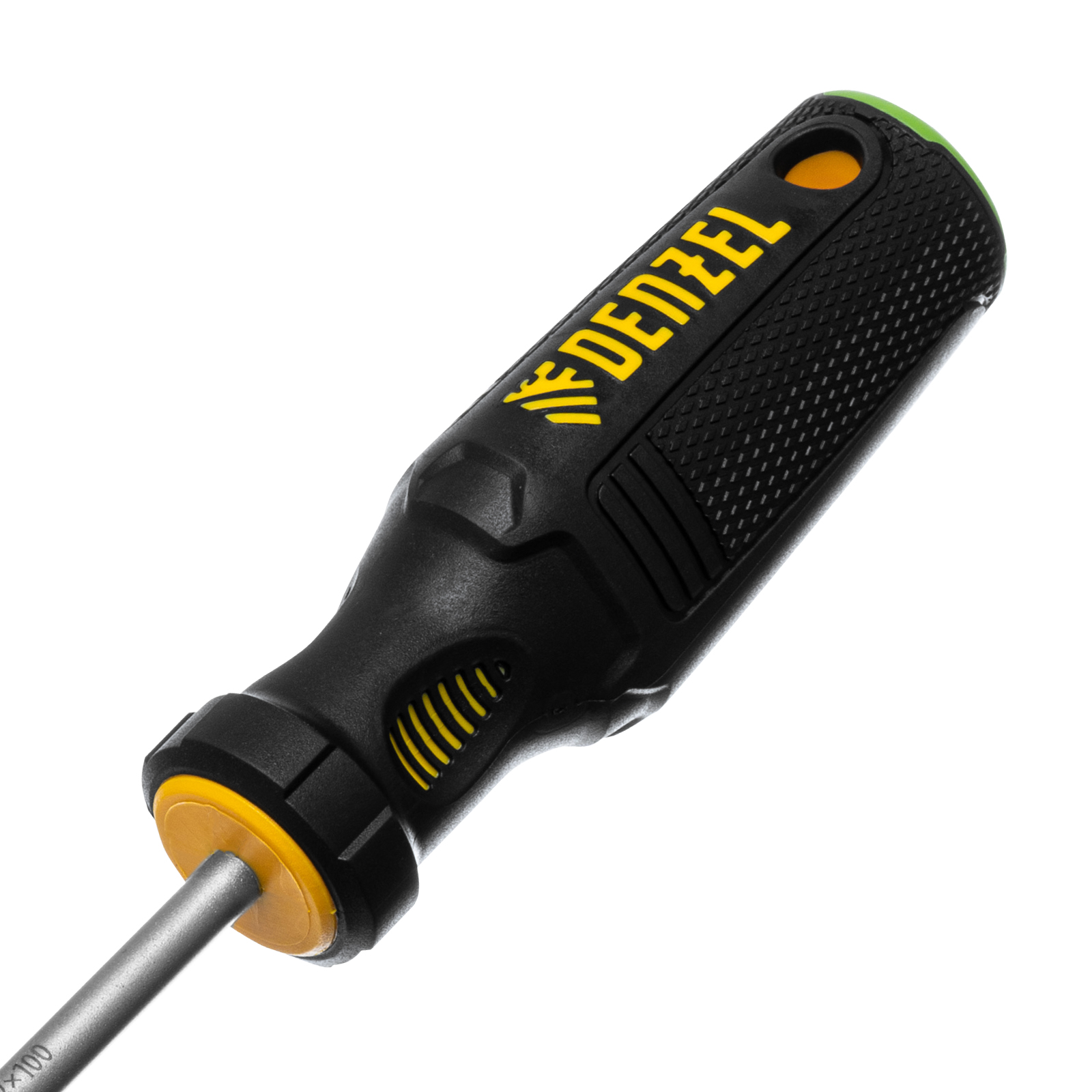 Отвертка, PZ2x100 мм, S2, 3к рукоятка Denzel