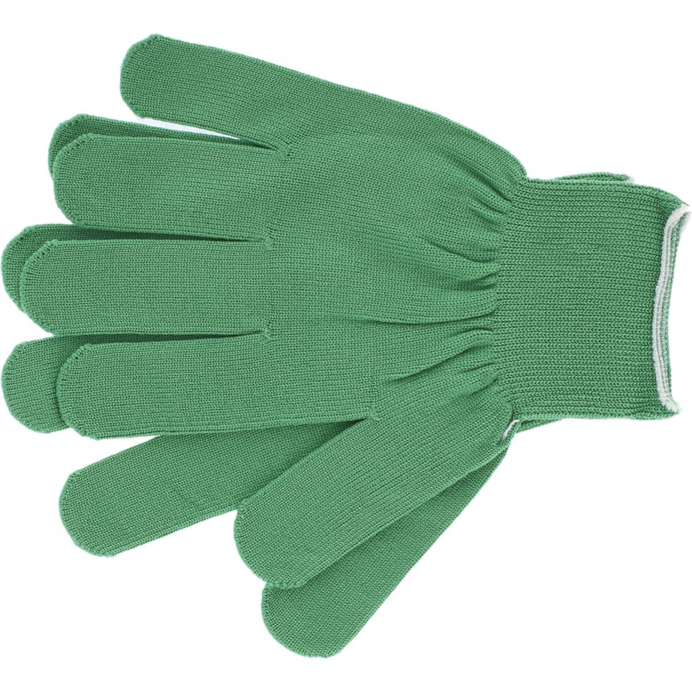 Перчатки Нейлон, 13 класс, цвет изумрудный, L Россия