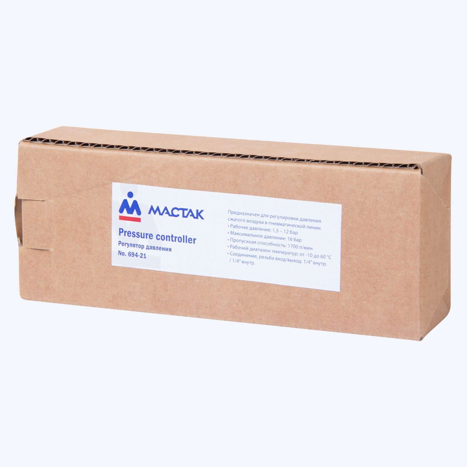 Редуктор 1/4", с манометром МАСТАК 694-21