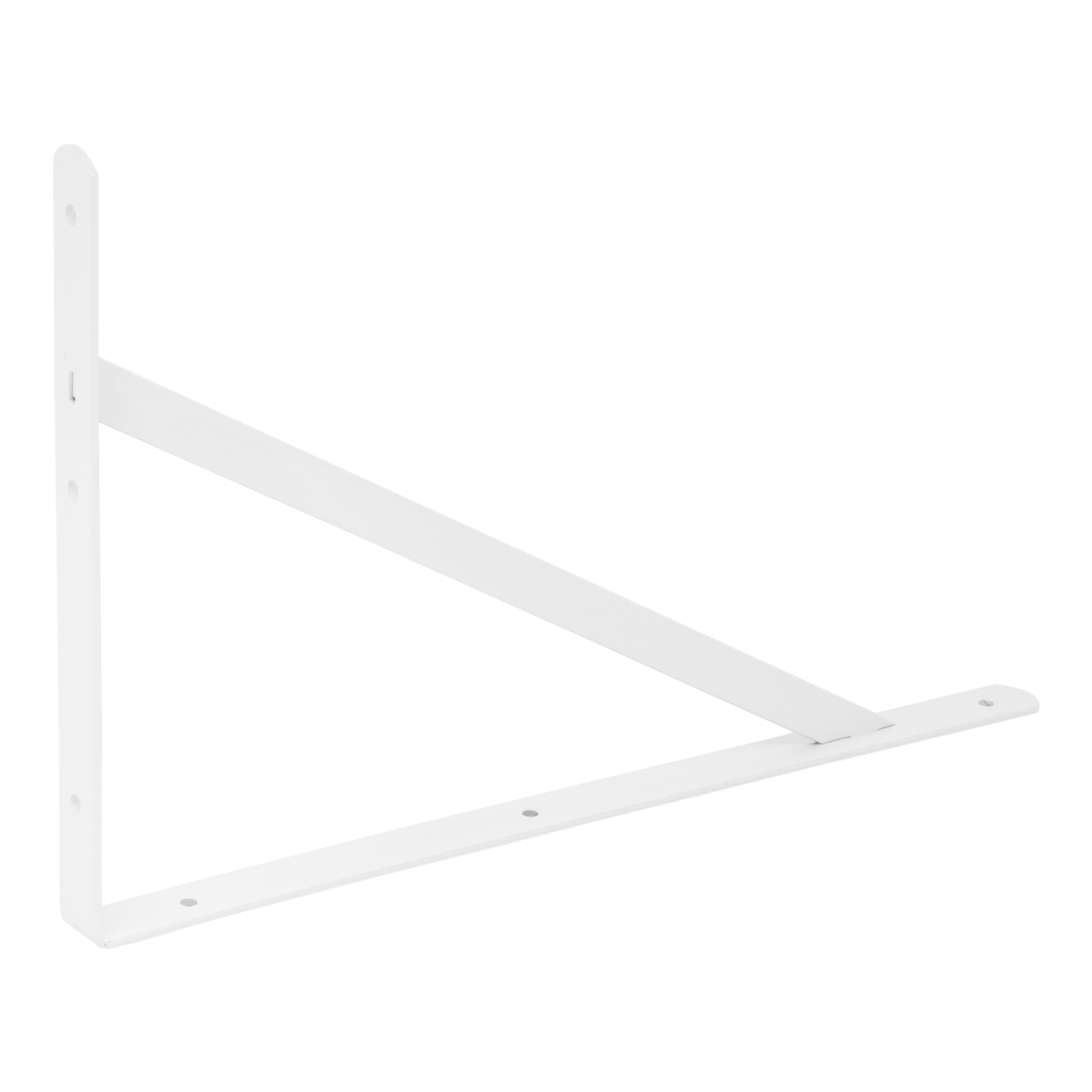 Кронштейн усиленный, 500 х 350 х 30 х 4 мм, белый Сибртех