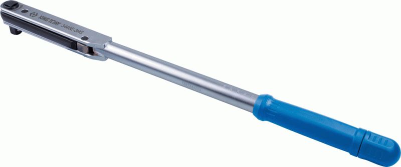 Динамометрический ключ серии "INDUSTRIAL", 1/2", 70-330 Нм, для левой и правой резьбы, кейс KING TONY 3446E-3HG