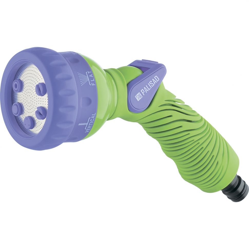 Пистолет-распылитель, 6 режимов полива, эргономичная рукоятка Palisad