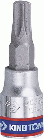 Насадка (бита) торцевая 1/4", Torx T20, L = 37 мм KING TONY 203320