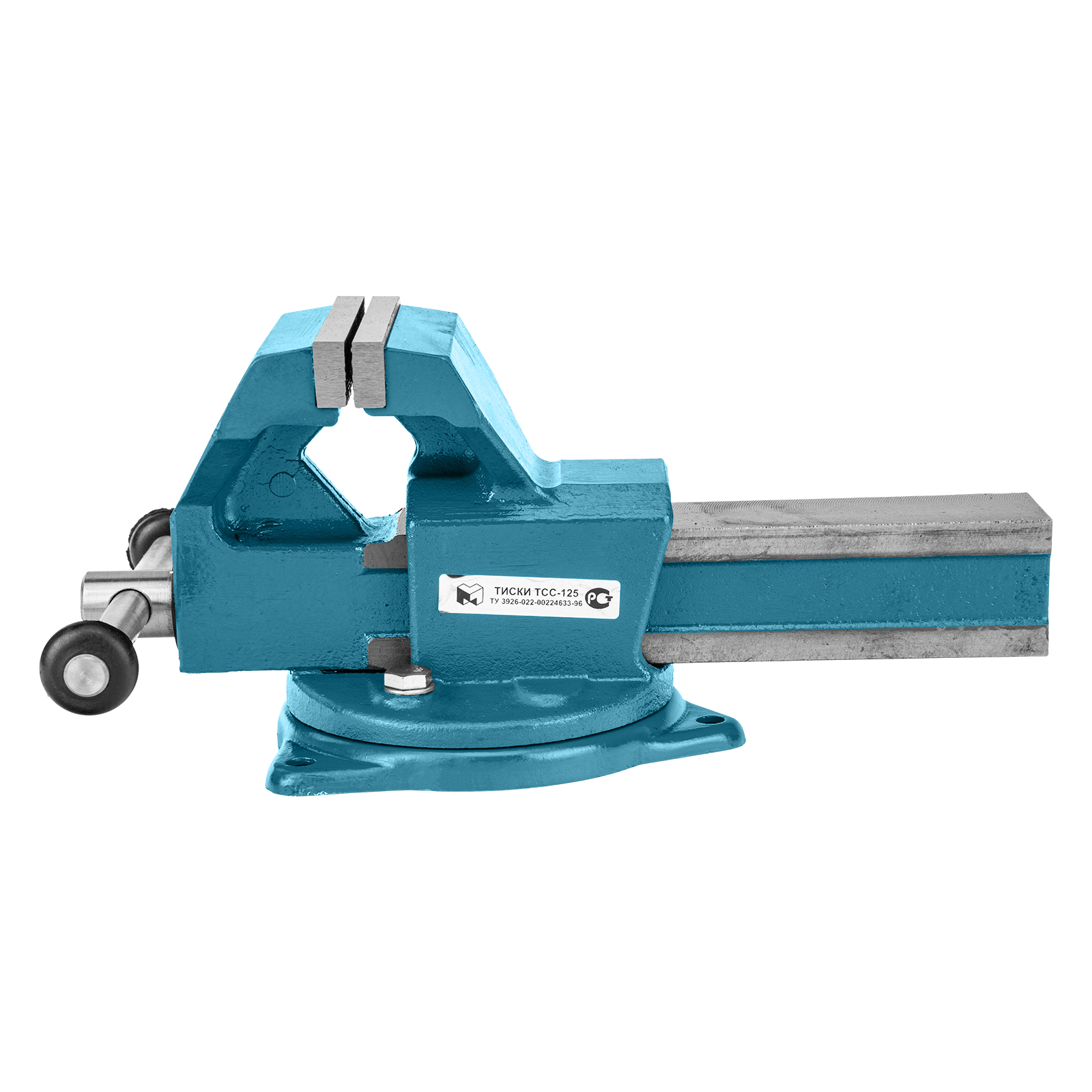 Тиски слесарные, 125 мм, поворотные (Глазов)