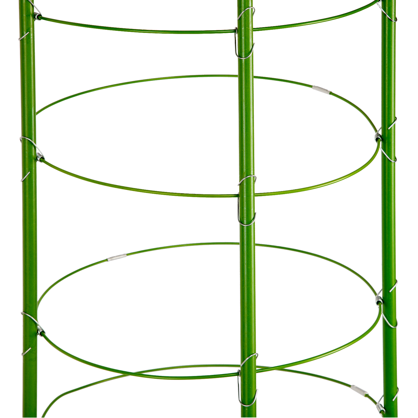 Поддержка для растений круглая H 150 см, металл в пластике, 5 колец Palisad