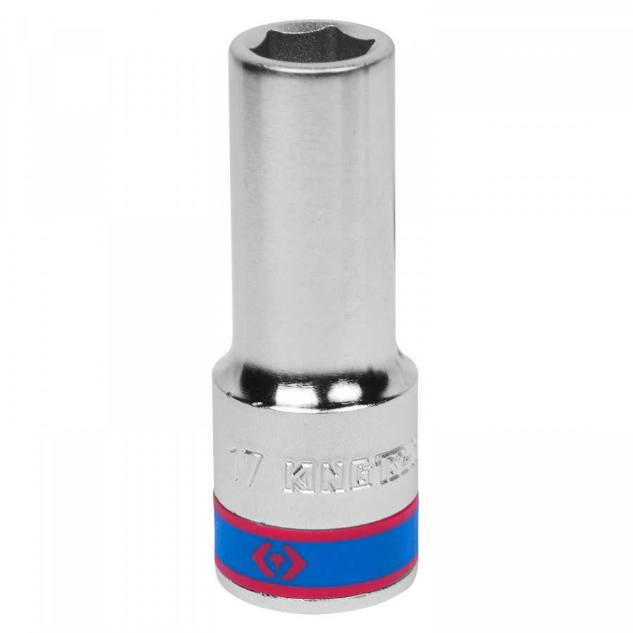 Головка торцевая глубокая шестигранная 3/4", 17 мм KING TONY 623517M
