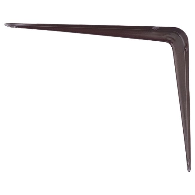 Кронштейн угловой с ребром, 200 х 250 мм, коричневый Сибртех