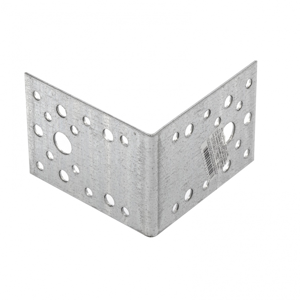 Крепежный уголок 1.7 мм, КU 90 x 90 x 65 мм Сибртех